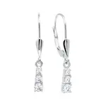 Soliter Třpytivé náušnice z bílého zlata 239 001 01209 07