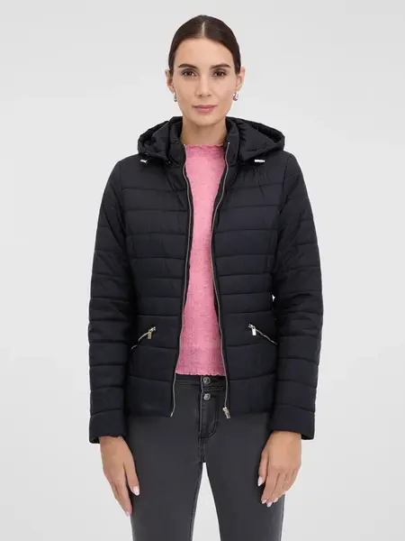Čierna dámska zimná bunda ORSAY