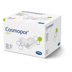 Cosmopor Sterilní hypoalergenní náplast s polštářkem 5x7,2cm 1ks