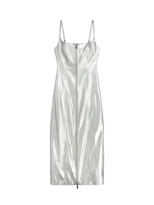 Bershka Šaty  strieborná