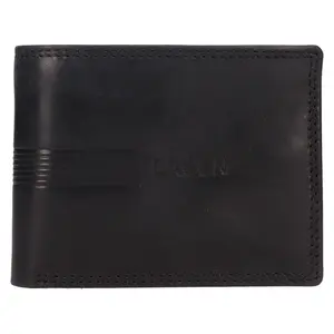 Pánská kožená peněženka Lagen Galeano - černá