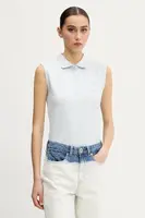 Top Guess Jeans modrá barva, W5GP24 KCYR1