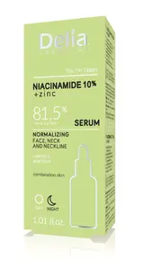 Delia Niacinamide 10% + Zinc Sérum na obličej, krk a dekolt 30 ml