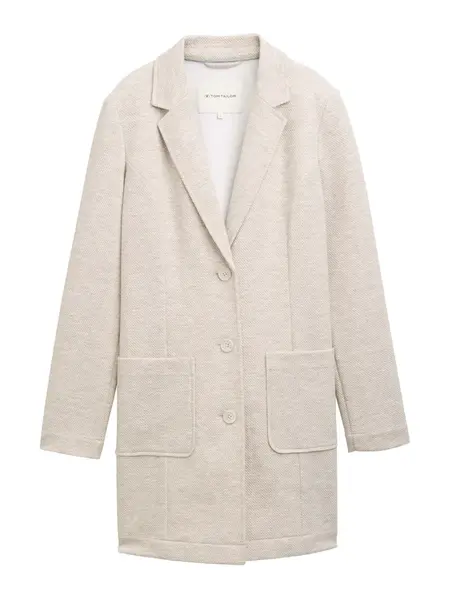 TOM TAILOR Prechodný kabát  piesková