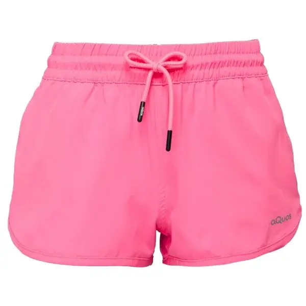 AQUOS RANDY Dievčenské šortky z mierne elastického materiálu, ružová, veľkosť 152-158