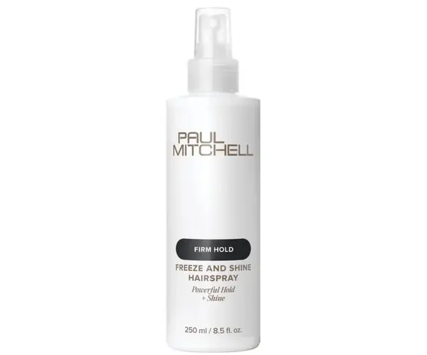 Lak na vlasy bez aerosolu se silnou fixací Paul Mitchell Firm Hold Freeze and Shine Hairspray - 250 ml + dárek zdarma