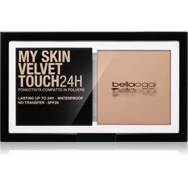 bellaoggi My Skin Velvet Touch 24H kompaktný púdrový make-up SPF 20 odtieň 15C Natural Beige 9 g