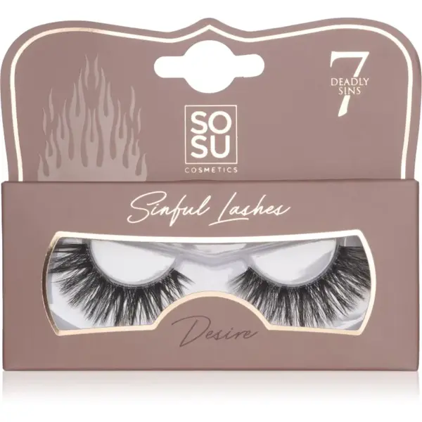 SOSU Cosmetics 7 Deadly Sins Lashes umelé mihalnice Desire 1 ks