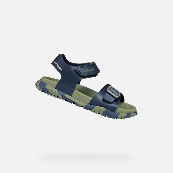Blue boys' sandals Geox Fusbetto - Boys