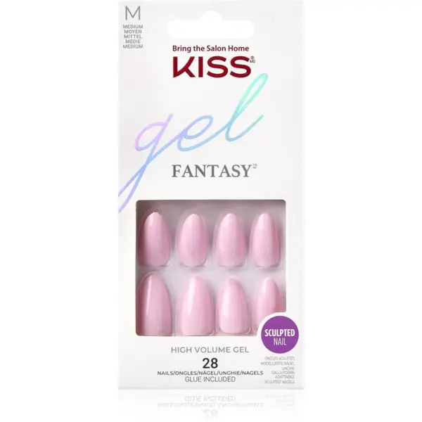 KISS Gel Fantasy High Volume Gel umelé nechty No Regrets 28 ks