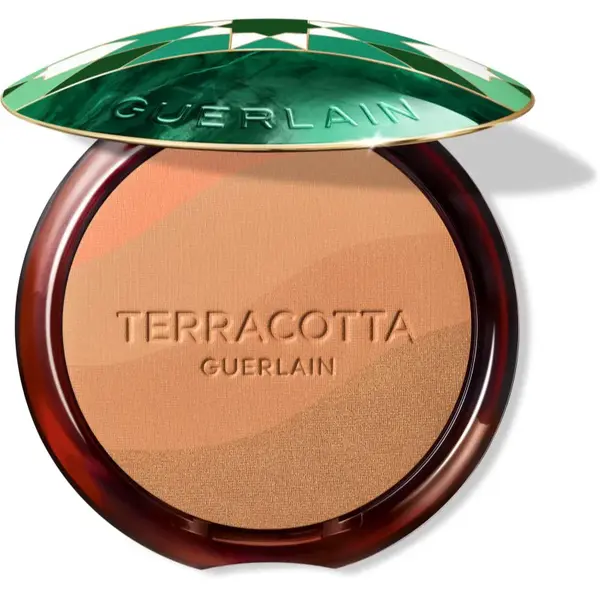 GUERLAIN Terracotta Golden Dunes bronzující rozjasňující pudr limitovaná edice odstín Light Green Agafay 10 g