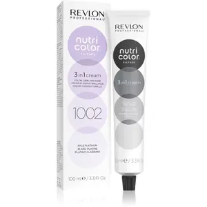 Revlon Professional Nutri Color Filters Metal-Ice vyživující tónovací maska pro profesionální použití 1002 100 ml