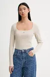 Tričko s dlouhým rukávem Tommy Jeans