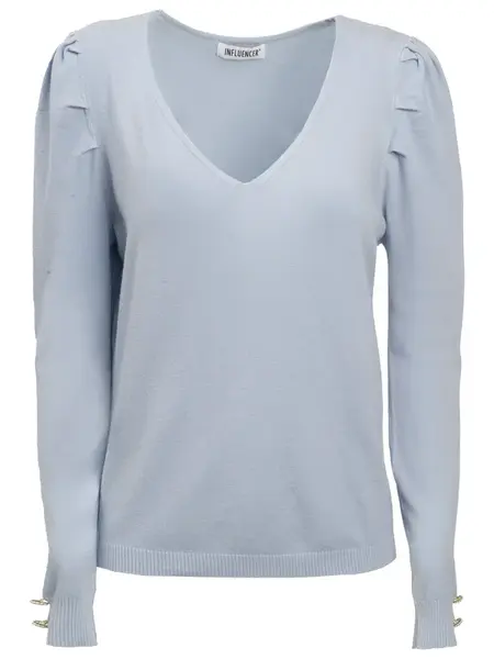 Influencer Tričko  modrá