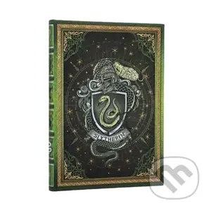 Paperblanks - zápisník Slytherin Journal (midi, linajkovaný, elastické zatváranie)