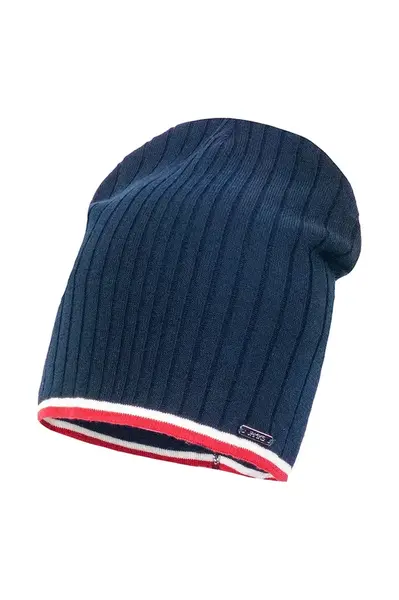 Dětská čepice Jamiks ARAST modrá barva, z tenké pleteniny, JWH053