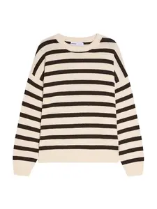 Bershka Sveter 'BLOBER'  nebielená / čierna