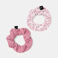 Vlasové gumičky Nike 2-pack růžová barva, N.101.2763.631.OS