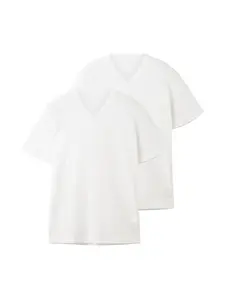 TOM TAILOR Tričko  biela