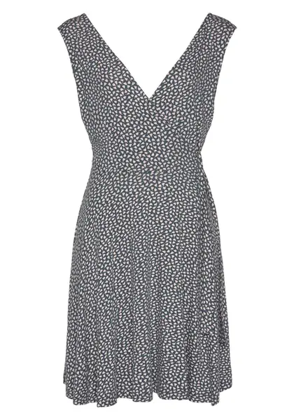 s.Oliver Plážové šaty  modrosivá / biela