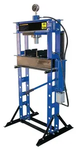 Hydraulicko-pneumatický dílenský lis 30t, s manometrem - ASTA A-30021