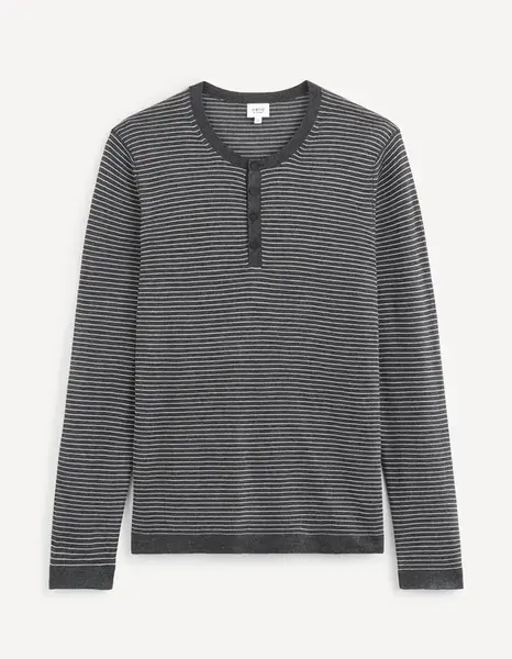 Celio Pruhovaný svetr Bestripe - Pánské