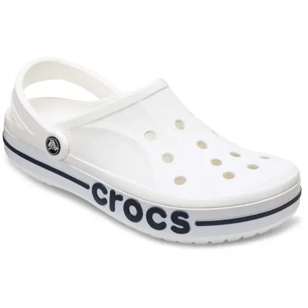 Crocs BAYABAND CLOG Unisex pantofle, bílá, velikost 41/42