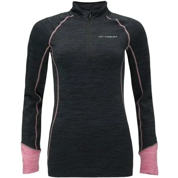 TRIMM CLINIC LADY Dámska mikina, tmavo sivá, veľkosť