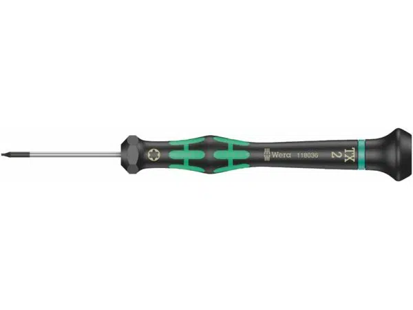 Wera 118036 Šroubovák TORX TX 2x60 mm k použití v elektronice Kraftform Micro typ 2067