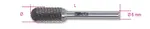Beta tools Pilník rotační z karbidu, 426md/ct,válcový okrouhlý fi 8 x 19 x 63 mm, kolík fi 6mm