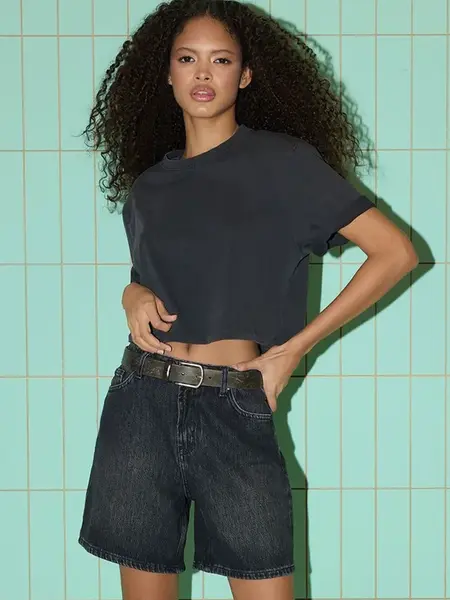 Trendyol Džínsy  čierny denim