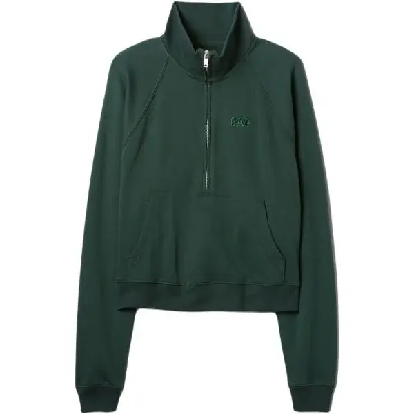 GAP JAPAN Dámska mikina, tmavo zelená, veľkosť