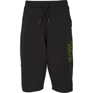 Lewro HACKNEY Chlapčenské 3/4 tepláky, čierna, veľkosť 116-122