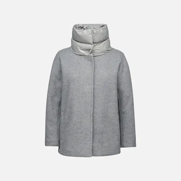 Grey Women's Jacket Geox Diamanta - Ladies