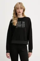 Mikina Armani Exchange dámská, černá barva, s potiskem, XW000275 AF12819