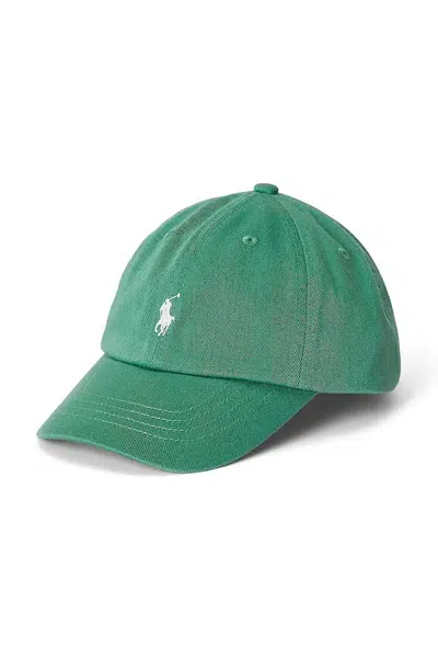 Kšiltovka Polo Ralph Lauren zelená barva, hladká, 322785653067