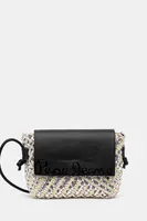 Kabelka Pepe Jeans BARKER GLOW stříbrná barva, PL031612