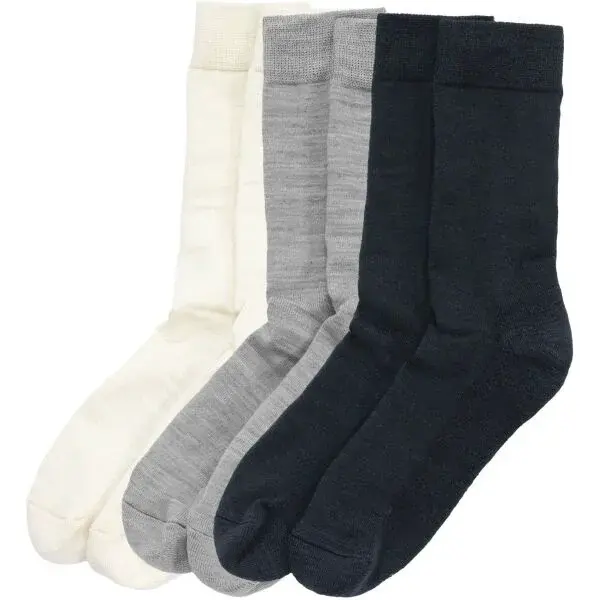 Devold DAILY MERINO MEDIUM SOCK 3PK Pánske vlnené ponožky, mix, veľkosť