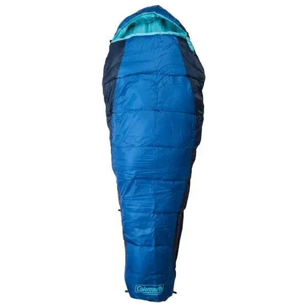 Coleman FISION 100 Spací vak, modrá, veľkosť 208 cm - pravý zips