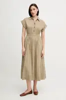 Šaty s příměsí lnu Pedro del Hierro