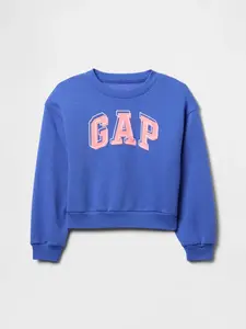 GAP Dětská oversize mikina s logem - Holky