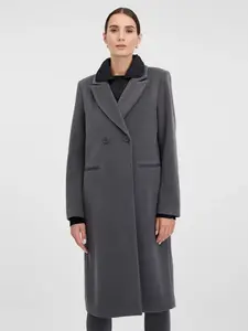Šedý dámský kabát ORSAY