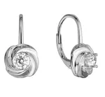 Evolution Group - Pavona Módní stříbrné náušnice se zirkonem 11507.1 crystal