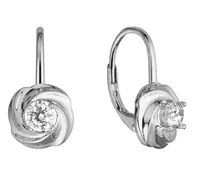 Evolution Group - Pavona Módní stříbrné náušnice se zirkonem 11507.1 crystal