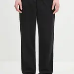 Kalhoty Norse Projects Ezra Light Stretch pánské, černá barva, ve střihu chinos, N25.0369.9999