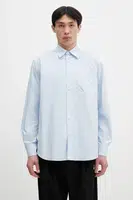 Bavlněná košile Paul Smith pánská, modrá barva, regular, s klasickým límcem, M1R-428Z-P02630