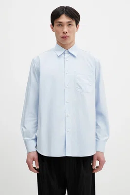 Bavlněná košile Paul Smith pánská, modrá barva, regular, s klasickým límcem, M1R-428Z-P02630