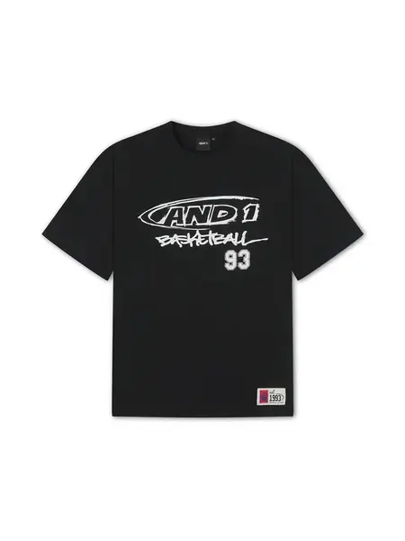 AND1 Tričko  čierna / biela