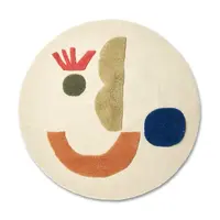 Vlněný koberec ferm LIVING Panto O120 cm