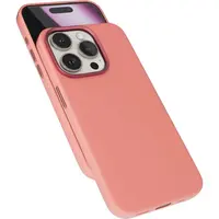 Silikonový zadní kryt Epico Mag+ pro Apple iPhone 16 Pro, broskově růžová